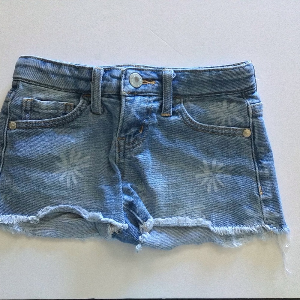art class Light Blue Denim Shorts with Subtle Texture